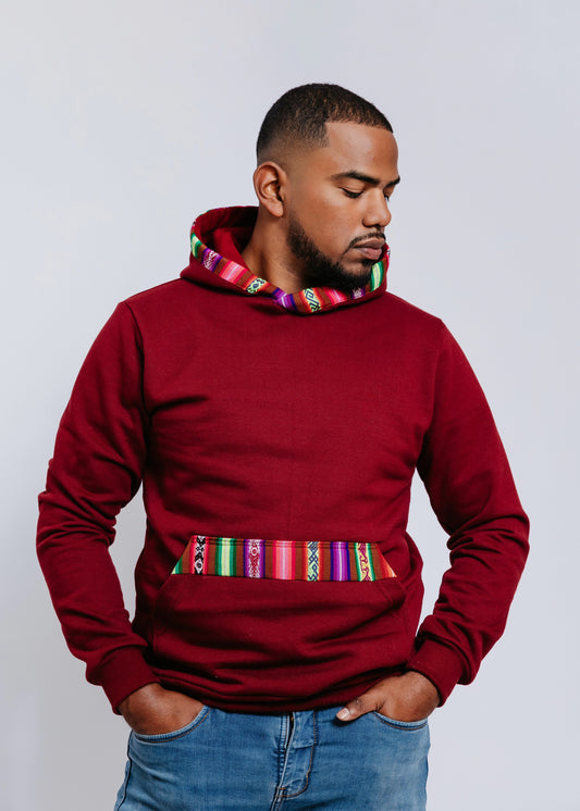 Polera Ñapuy Color Guinda Hombre