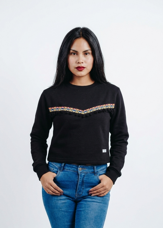 Polera Huai Color Negro Mujer